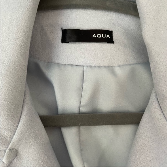 NWT Aqua Faux Suede Zipper Front Solid Moto Style Jacket - Picture 4 of 5